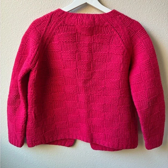 VTG Pink Knit 100% Wool Dayton’s Cardigan (Size:M) - Picture 5 of 13